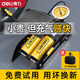 得力（deli）腳踩打氣筒汽車(chē)用自行車(chē)高壓式電動(dòng)摩托車(chē)腳踏家用車(chē)載充氣泵 【收納包款】雙缸高精銅機械表