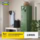 宜家（IKEA）IDASEN伊朵森高柜帶抽屜柜門(mén)磁片可附在金屬表面多功能 深綠色高柜帶抽屜/柜門(mén)