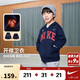 NIKE3BRAND 耐克男女童開(kāi)襟連帽衛衣2025冬季新款兒童加絨保暖上衣