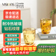 康寧（VISIONS）鉆石玻璃杯2件組 琥珀色高硼硅耐高溫水杯牛奶果汁杯啤酒杯250ml
