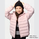 優(yōu)衣庫童裝男女童PUFFTECH空氣棉服可機洗連帽外套排骨棉服478123 10 水粉色 160