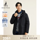 beanpole【新年禮物】【新品】90%鵝絨秋冬男商務(wù)休閑連帽發(fā)熱羽絨服外套 藏青色 L 180/96A