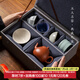 本宮好物故宮五大名窯套裝功夫茶杯茶具禮盒酒杯喬遷長(cháng)輩男生日禮物新年 典藏套裝(1壺5杯) 6件