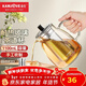 金灶（KAMJOVE）泡茶壺飄逸杯 耐熱玻璃茶具功夫辦公室花茶壺 茶水分離杯茶壺家用 A-20加長(cháng)濾籃 1100ml