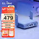 GL·INET MT3000無(wú)線(xiàn)路由器wifi6千兆家用高速2.5G網(wǎng)口nas網(wǎng)絡(luò )存儲迷你小型便攜5G雙頻USB支持防火墻 藍 GL-MT3000【有插頭】