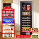 維諾卡夫（Vinocave）多功能138L紅酒柜冰吧家用客廳恒溫酒柜風(fēng)冷無(wú)霜保濕鎖鮮減震降噪冰箱冷藏柜JC-138BD