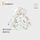 童泰（TONGTAI）嬰兒外套夏季莫代爾棉寶寶衣服兒童休閑遮陽(yáng)連帽上衣藍色90cm