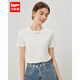 IEF/愛(ài)依服【DNA系列】夏季新款時(shí)尚女裝韓版基礎款百搭短袖T恤