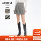 艾諾絲雅詩(shī)【商場(chǎng)同款】春秋新品千鳥(niǎo)格高腰半裙A字裙百褶裙女10913556 千鳥(niǎo)格 M