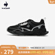 樂(lè )卡克（Le coq sportif）【訓練】法國公雞男女同款訓練運動(dòng)休閑鞋 黑/銀 41