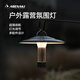ABENAKI戶(hù)外露營(yíng)燈便攜氛圍燈可掛小夜燈充電強光野營(yíng)led燈應急手電筒 【套裝組合】燈-星耀黑 主體+燈罩+硅膠套+三腳架
