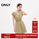 ONLY夏季時(shí)尚氣質(zhì)質(zhì)感v領(lǐng)連衣裙女|124207066 C07 乃坂綠色 M 165/84A