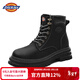 Dickies男士馬丁靴高幫時(shí)尚男靴百搭舒適透氣工裝靴 黑色    40   