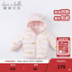 戴維貝拉（DAVE＆BELLA）新款秋冬兒童羽絨服男童羽絨衣新年服寶寶女童衣服小童上衣冬裝 蝴蝶印花DBJ20526 100 cm（建議身高90-100cm）