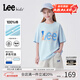 Lee兒童短袖套裝2025夏季新款男童女童休閑百搭兩件套中大童T恤半袖 天藍色 160 cm