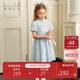 戴維貝拉女童連衣裙兒童裙子夏裝中國風(fēng)漢服裙大童公主裙