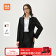海瀾之家（HLA）西服套裝女款春秋一?？蹥赓|(zhì)西裝套裝女 黑色Y4【西服+西褲】 M 160/84A 建議100-115斤
