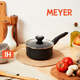 美亞（MEYER）湯鍋酷樂(lè )單柄奶鍋嬰兒寶寶熱牛奶輔食燃氣泡方便面小湯米糊 奶鍋（洗碗機可用） 16cm 1.4L