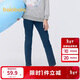 巴拉巴拉女童牛仔褲2025春裝兒童小腳褲子中大童時(shí)尚繡花長(cháng)褲209125108005