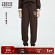 Teenie Weenie小熊女裝衛褲2025年秋季新款簡(jiǎn)約休閑多色運動(dòng)風(fēng)衛褲 棕色 M