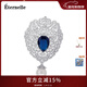 Eternelle法國永恒 復古宮廷風(fēng)胸針歐美氣質(zhì)大衣配飾品女胸花毛衣鏈吊墜 銀色