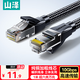 山澤超六類(lèi)網(wǎng)線(xiàn)1米 CAT6A類(lèi)純銅萬(wàn)兆成品編織網(wǎng)線(xiàn) 家用電腦網(wǎng)絡(luò )工程跳線(xiàn)8芯雙絞2.5g兼容千兆 MWD6A010