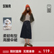 森馬（Semir）森柔牛仔|商場(chǎng)同款牛仔半身裙女純棉長(cháng)裙2025秋新款高腰傘裙 原色牛仔98101 L