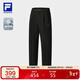 FILA 斐樂(lè )官方梭織長(cháng)褲男2025秋季健身運動(dòng)寬松收口工裝褲傘兵褲加絨