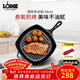 LODGE 【美國進(jìn)口】廚房好物不易粘鍋鑄鐵鍋無(wú)涂層牛排鍋不挑爐灶26cm L8SGP3方形牛排煎鍋 26cm