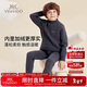 英氏（YEEHOO）保暖內衣兒童加絨加厚男女童校服神器中大童青少年打底睡衣