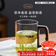 泥也泡茶杯玻璃水杯大容量耐高溫喝水杯辦公室會(huì )議男士茶水分離帶把手 【促銷(xiāo)款】耐高溫木語(yǔ)杯 400ml