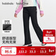 巴拉巴拉balaOne兒童長(cháng)褲女童加絨褲子2025秋冬喇叭褲保暖潮208425108011