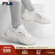 FILA 斐樂(lè )女鞋運動(dòng)鞋復古老爹鞋2025夏季新款火星鞋4代透氣休閑跑鞋 白中白/白沙灰-NB 39