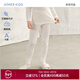 愛(ài)慕兒童愛(ài)慕兒童打底衣柔棉隨型中性小高領(lǐng)打底衣AK373G211 輕暖長(cháng)褲-白 160 （85-100斤）
