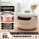 益美（EMEAL）微壓電飯鍋0涂層陶瓷內膽陶瓷電飯煲雙蓋防溢多功能燉煮無(wú)涂層家用2-3人智能電飯煲YM-FTC30A 3.0L 【雙內膽不串味】陶白色 3L （雙內膽）