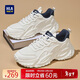 海瀾之家（HLA）男鞋時(shí)尚厚底輕便百搭運動(dòng)休閑鞋子男款HAAXXM3EFH549 白藍色42