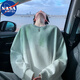 NASA MARVEL衛衣男春秋扎染漸變色長(cháng)袖上衣休閑服打底衫 扎染綠色 XL