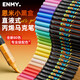 恩米小黑盒直液式丙烯馬克筆軟頭顏色筆學(xué)生畫(huà)畫(huà)美術(shù)專(zhuān)用色顏料筆畫(huà)筆兒童可水洗彩筆勾線(xiàn)全套新年禮物 【80色】直液式軟頭   3倍墨量 【新年特惠裝】送紅包或禮袋（2選1）