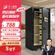 大一【沙溢代言】保險柜家用小型指紋密碼WiFi保險箱辦公全鋼防盜可入墻 飛越系列 100爵士黑（密碼+鑰匙）