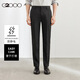 G2000【易打理】男裝秋冬商場(chǎng)同款抗靜電高級感修身剪裁西褲