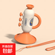 小喇叭嬰兒兒童玩具吹吹樂(lè )可吹的迷你口琴寶寶喇叭口哨可吹小喇叭 橙色小喇叭-帶掛繩