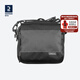 迪卡儂（DECATHLON）腰包輕手機腰帶夏男女卡包貼身旅行戶(hù)外運動(dòng)裝備小包FOR3 曜石黑16cm高*18cm寬*4cm厚