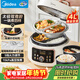 美的（Midea）【京東自營(yíng)】官方鴛鴦鍋電壓力鍋4L家用煮小米電飯煲高壓鍋3-6人 全自動(dòng)智能預約開(kāi)蓋火鍋MY-4KK05