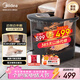 美的（Midea）泡腳桶足浴盆電解水殺菌加熱保暖自動(dòng)按摩暖腳洗腳盆年貨生日禮物送男女友長(cháng)輩 ZL312海巖灰