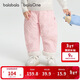 巴拉巴拉balaOne寶寶棉褲加絨保暖彎刀褲女童長(cháng)褲冬2025甜美208425108007