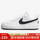 耐克NIKE大童休閑鞋 COURT BOROUGH 運動(dòng)鞋女子DV5456-104白 38