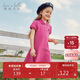 戴維貝拉女童裙子兒童連衣裙夏裝女大童網(wǎng)球裙夏季Polo裙運動(dòng)