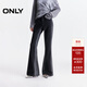 ONLY2025秋季新款辣妹做舊洗水長(cháng)褲喇叭褲牛仔褲女|125432053 J0Z牛仔灰 S S標準褲長(cháng)