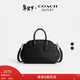 蔻馳（COACH）【禮物】奧萊女士女包EMPIRE CARRYALL 28號手袋通勤單肩斜挎包 B4/黑色