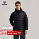 諾詩(shī)蘭（NORTHLAND）男士鵝絨羽絨服可升溫戶(hù)外防潑水防風(fēng)保暖輕量連帽羽絨衣